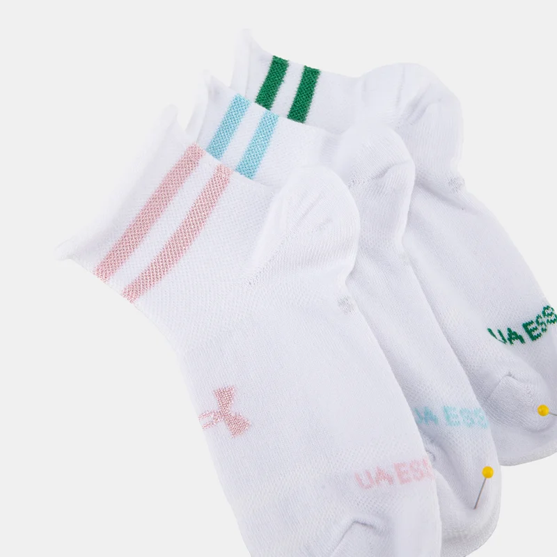 اندر ارمر جوارب إيسنشيال كوارتر للنساء (3 أزواج)